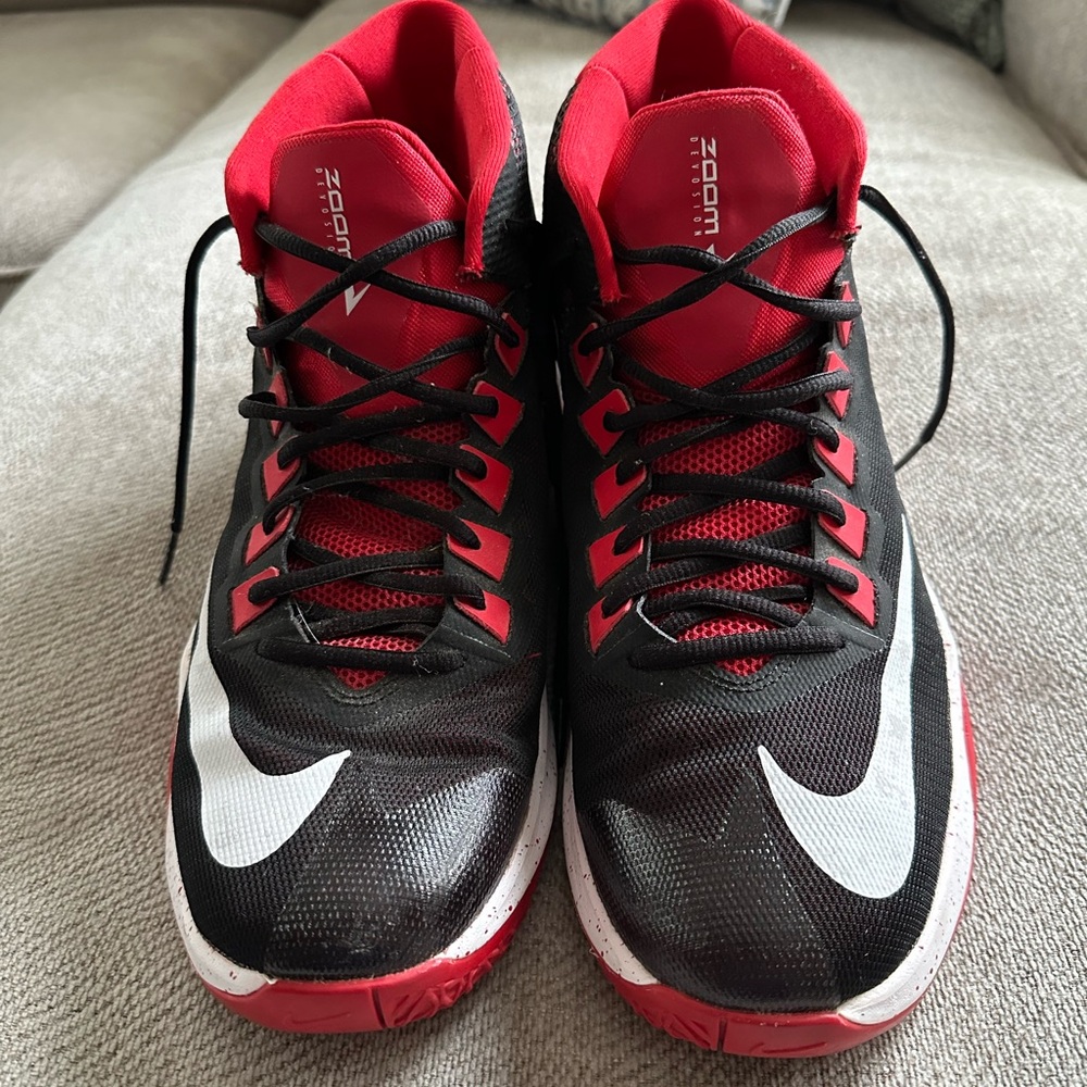 Nike Zoom Devosion Black University Red Sneakers